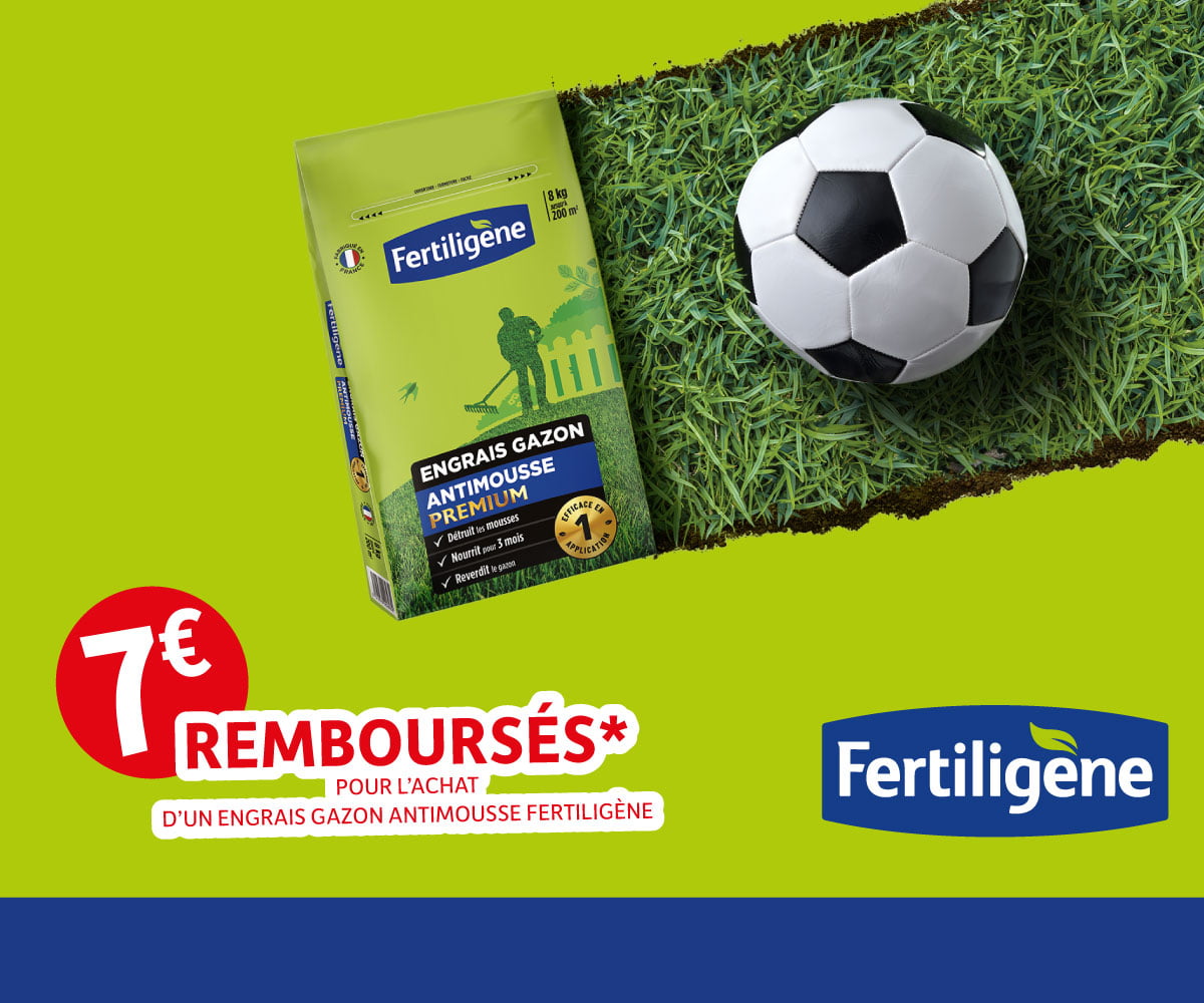 Offre de remboursement 7€ sur l'achat d'un produit anti-mousse FERTILIGENE